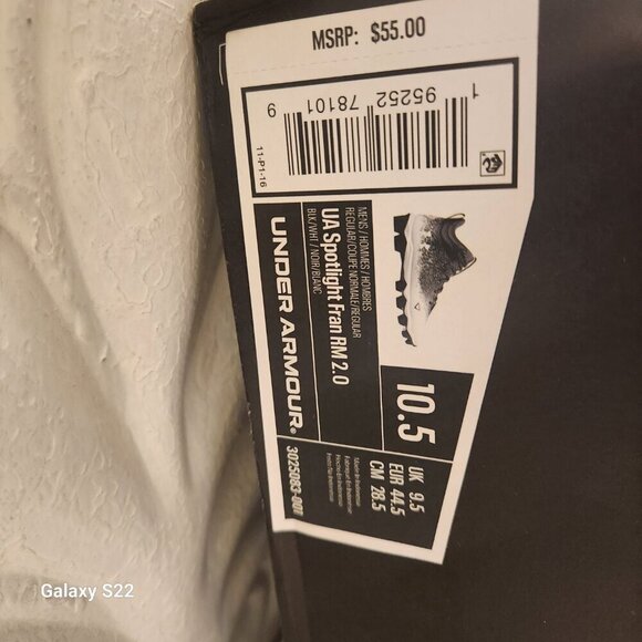 Under Armour UA Spotlight Fran RM 2.0 Cleats. Men's. NIB. Size 10.5 - Picture 3 of 10